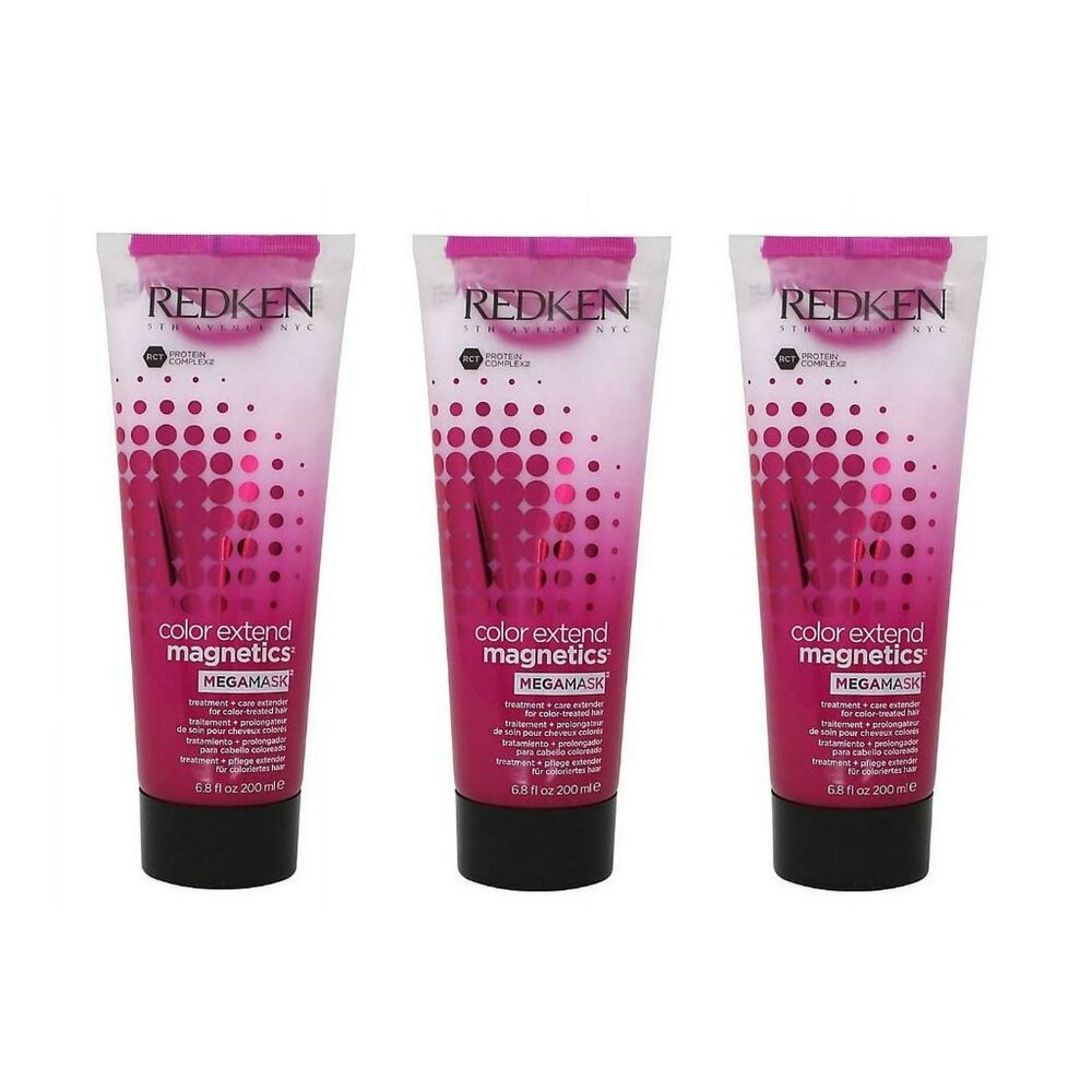 Redken Color Extend Magnetics Mega Mask 6.8 oz (pack of 3)